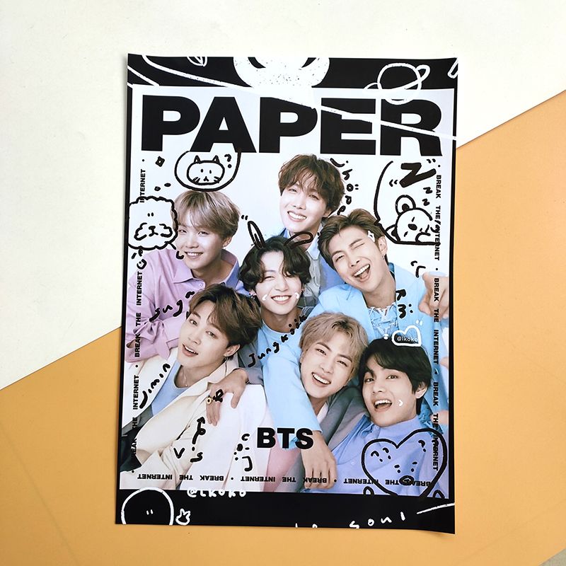 PAPEL BTS (PÓSTER A4)