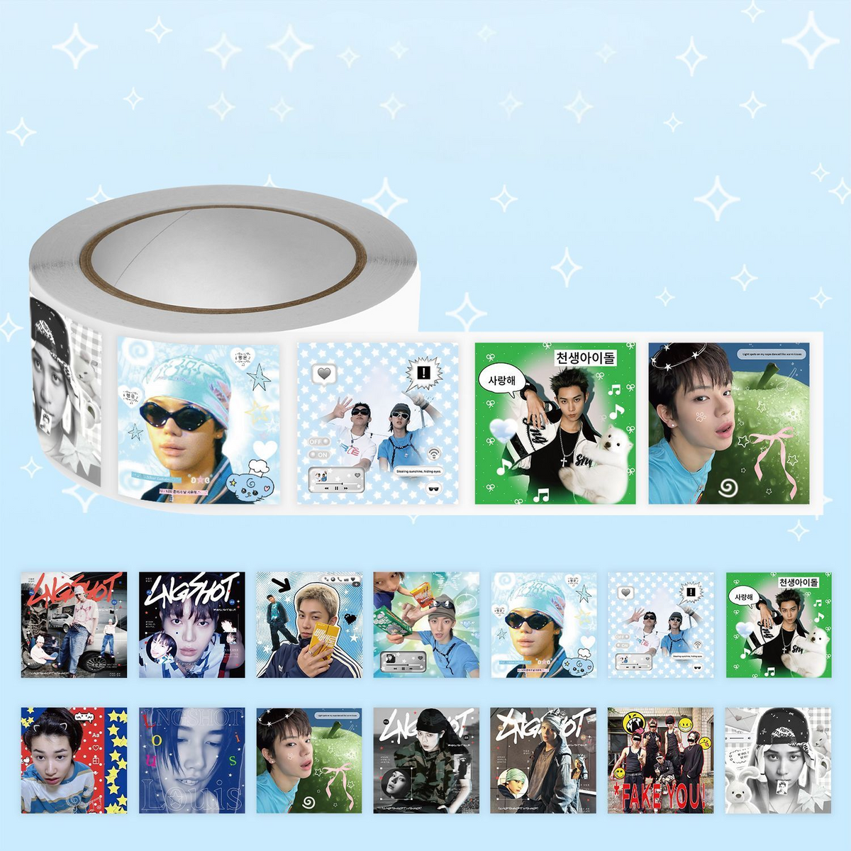 PEGATINAS LNGSHOT (500 pegatinas)