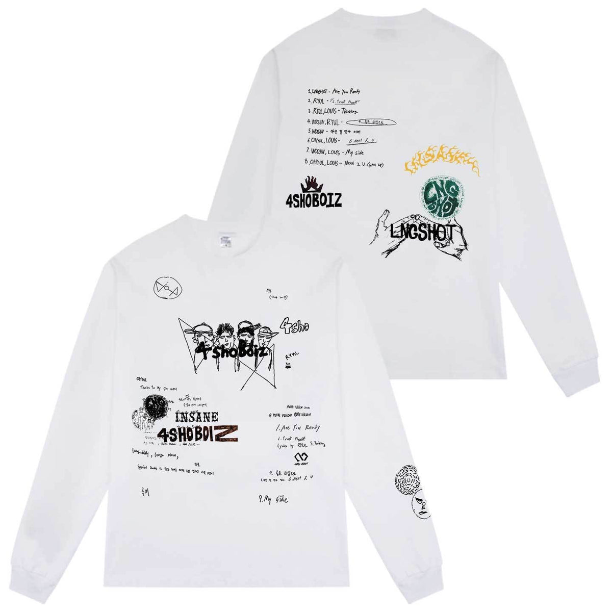 LNGSHOT LONG-SLEEVED SHIRT 100% COTTON