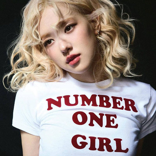 ROSĂ (BLACKPINK) NUMBER ONE GIRL T-SHIRT 100% COTTON