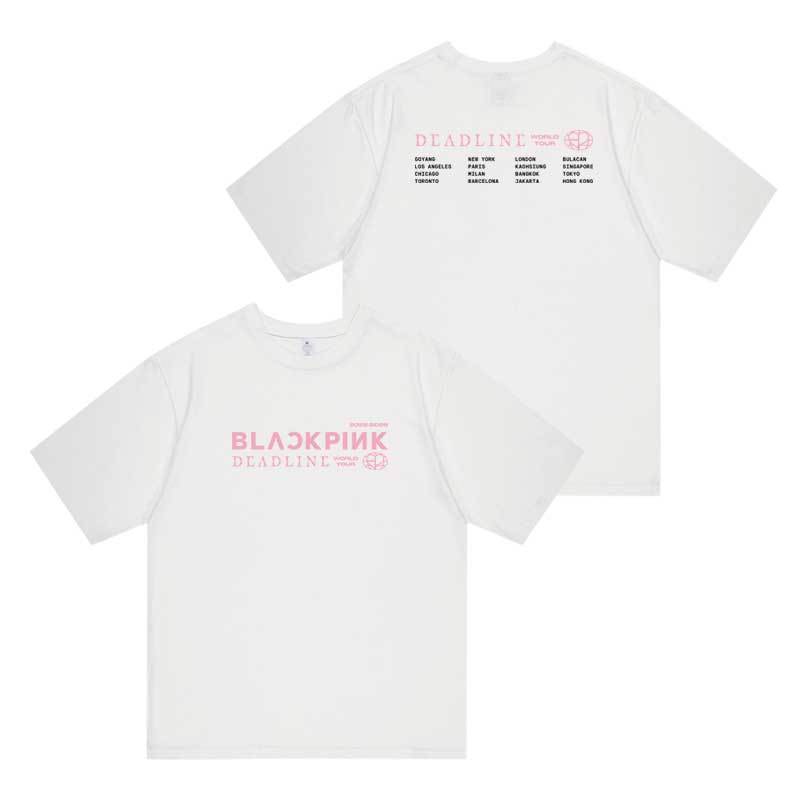CAMISETA/CROPPED PLAZO FINAL BLACKPINK 100% ALGODÓN