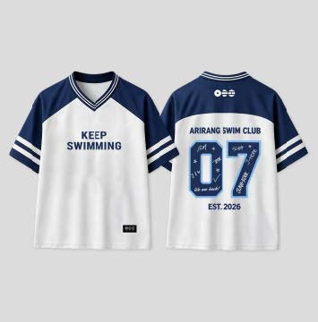 CAMISETAS BTS KEEP SWIMMING 100% ALGODÓN