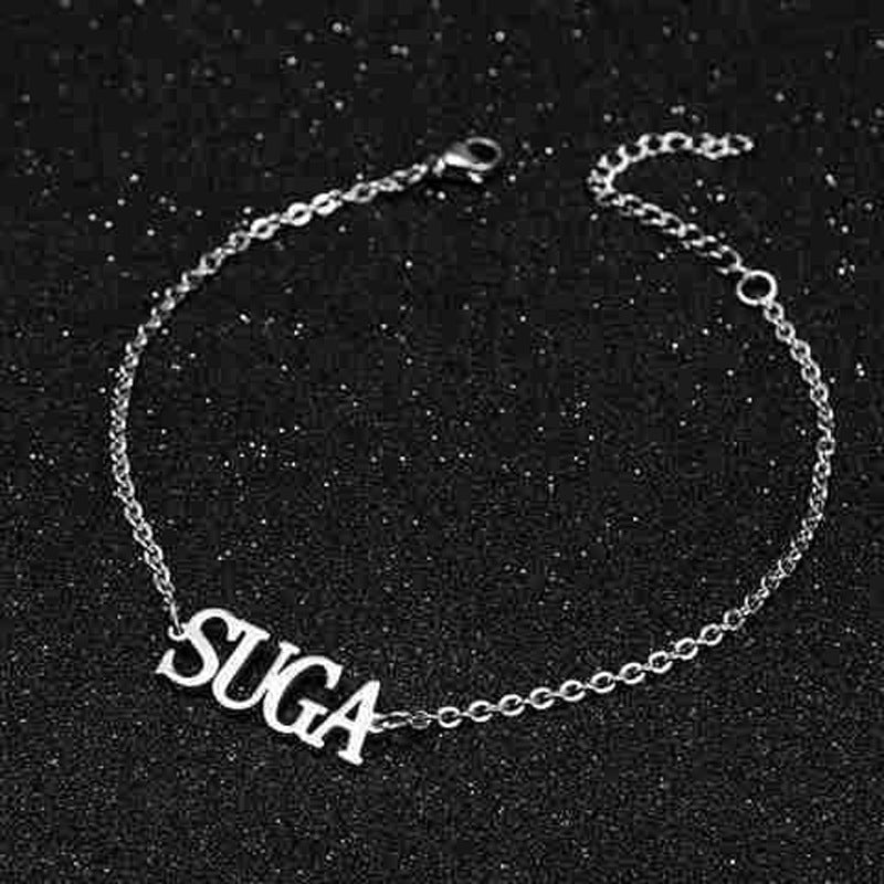 PULSERAS BTS DE ACERO INOXIDABLE (todos los miembros)
