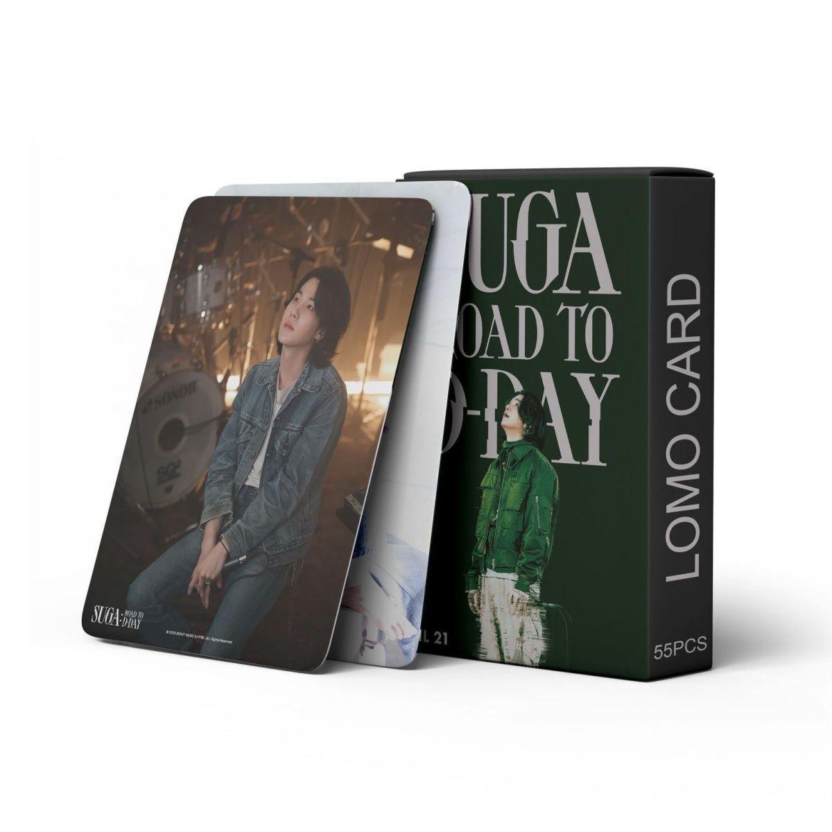FOTOTARJETAS SUGA ROAD TO D'DAY 55 PIEZAS
