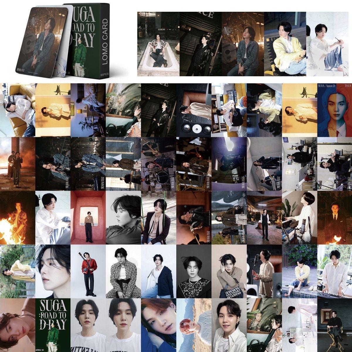 FOTOTARJETAS SUGA ROAD TO D'DAY 55 PIEZAS