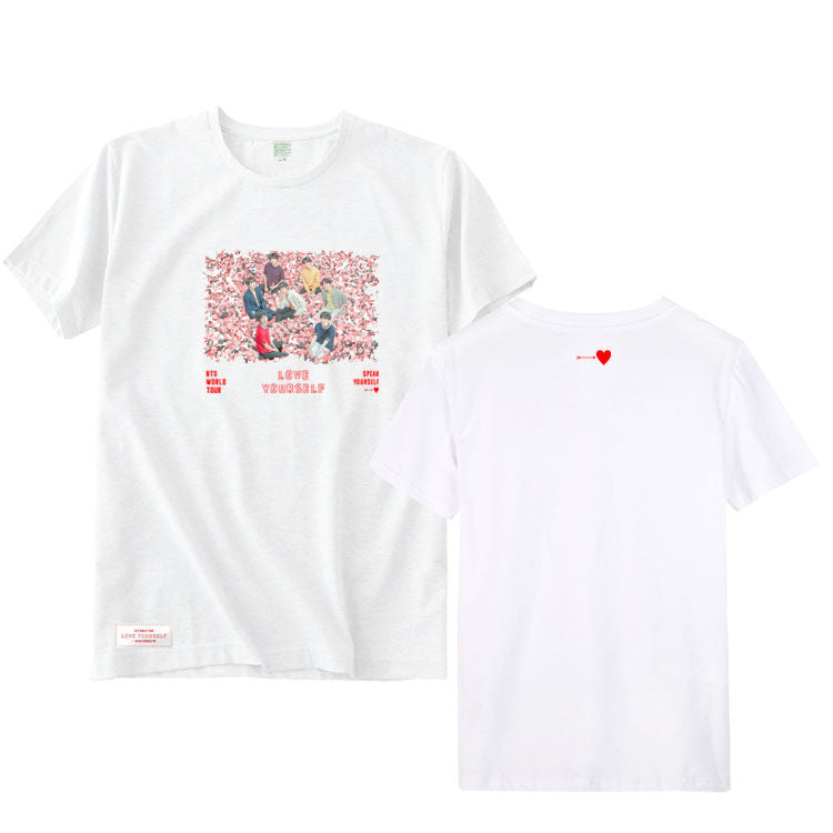 CAMISETAS BTS WORLD TOUR L.Y SPEAK YOURSELF 100% ALGODÓN