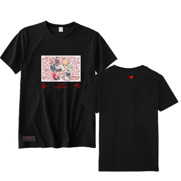 CAMISETAS BTS WORLD TOUR L.Y SPEAK YOURSELF 100% ALGODÓN