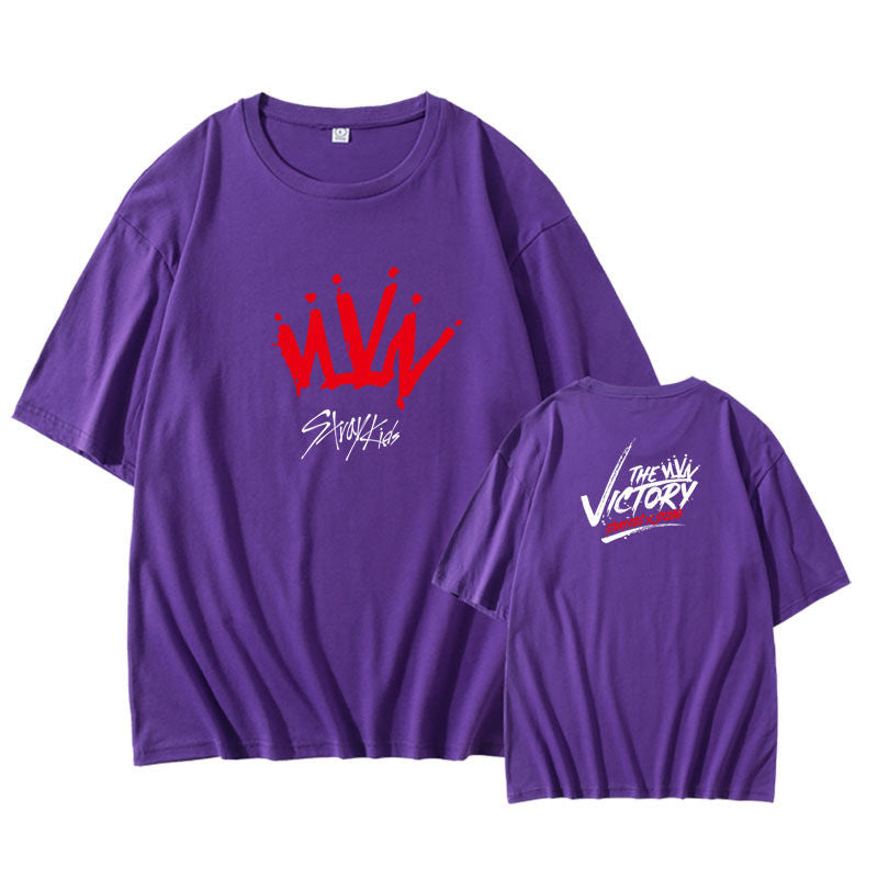 CAMISETA MERCHANDISING STRAY KIDS 100% ALGODÓN