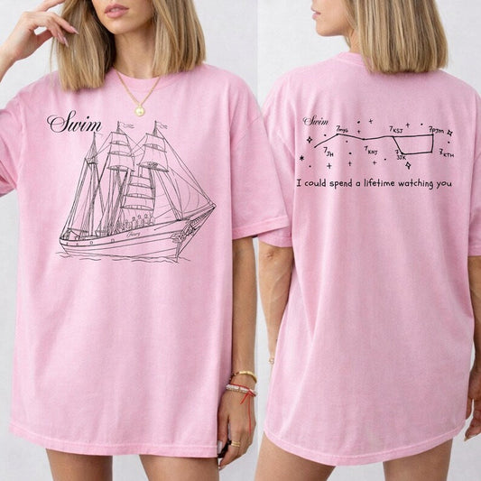 CAMISETAS DE BAÑO BTS 100% ALGODÓN