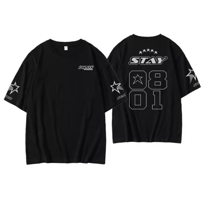 CAMISETA PILOTO STRAY KIDS 100% ALGODÓN