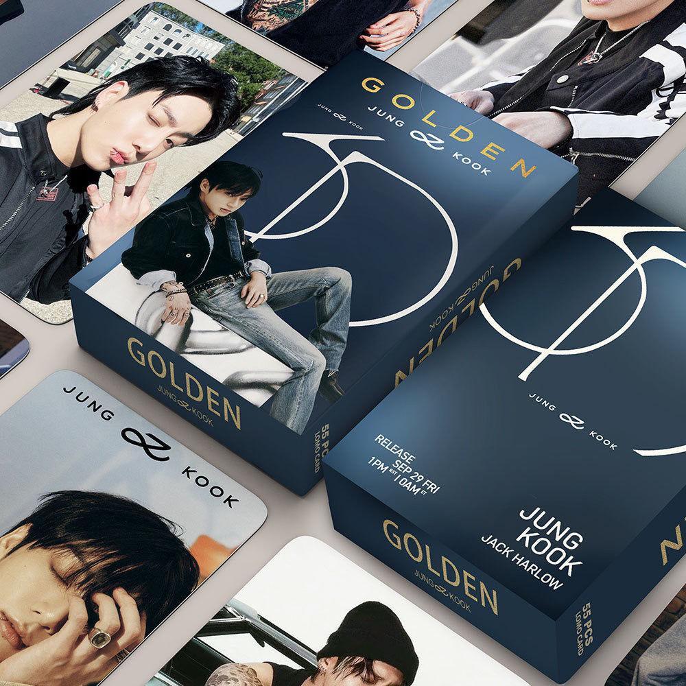 FOTOTARJETAS JUNGKOOK GOLDEN 55 Uds.
