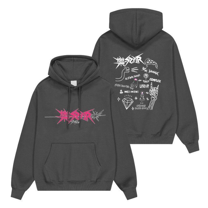 Sudadera con capucha 樂-STAR de STRAY KIDS (varios colores)