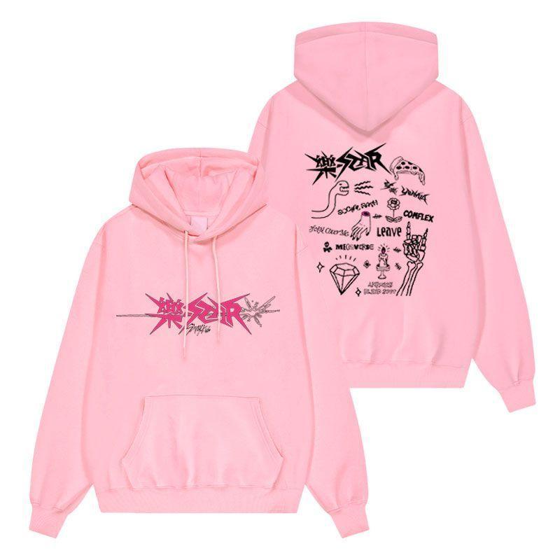 Sudadera con capucha 樂-STAR de STRAY KIDS (varios colores)
