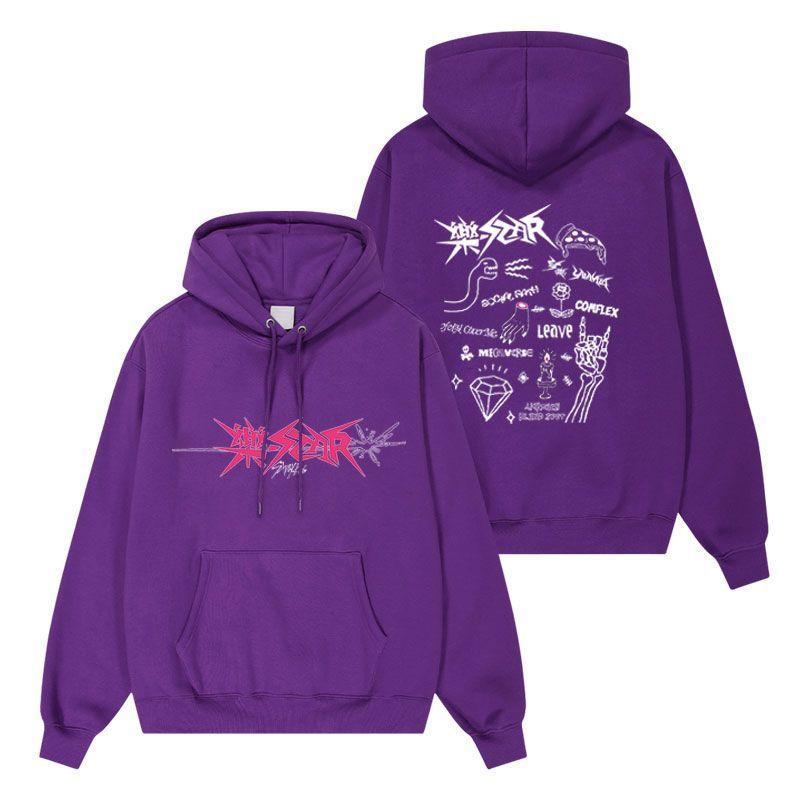Sudadera con capucha 樂-STAR de STRAY KIDS (varios colores)