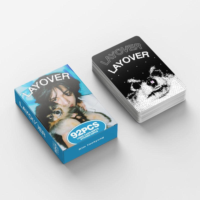 V LAYOVER PHOTOCARDS 92 UDS (60 PHOTOCARDS + 32 STICKERS)