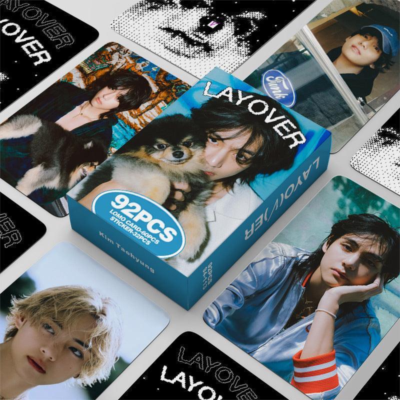 V LAYOVER PHOTOCARDS 92 UDS (60 PHOTOCARDS + 32 STICKERS)