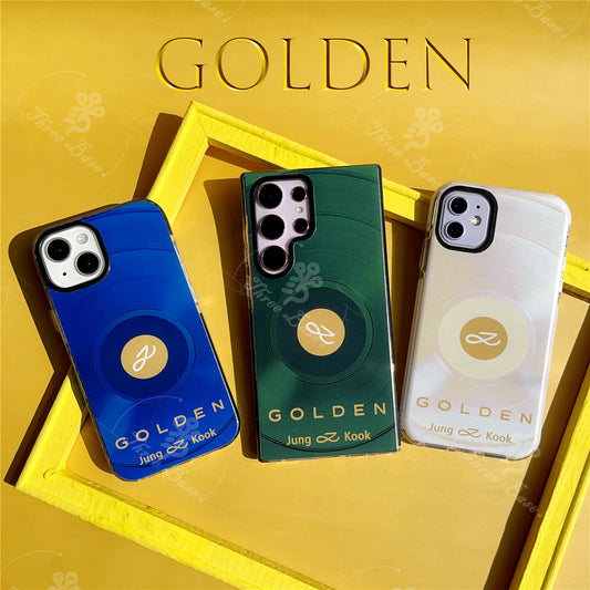 FUNDAS PARA TELÉFONO JUNGKOOK GOLDEN - ¡VARIOS MODELOS DE IPHONE!
