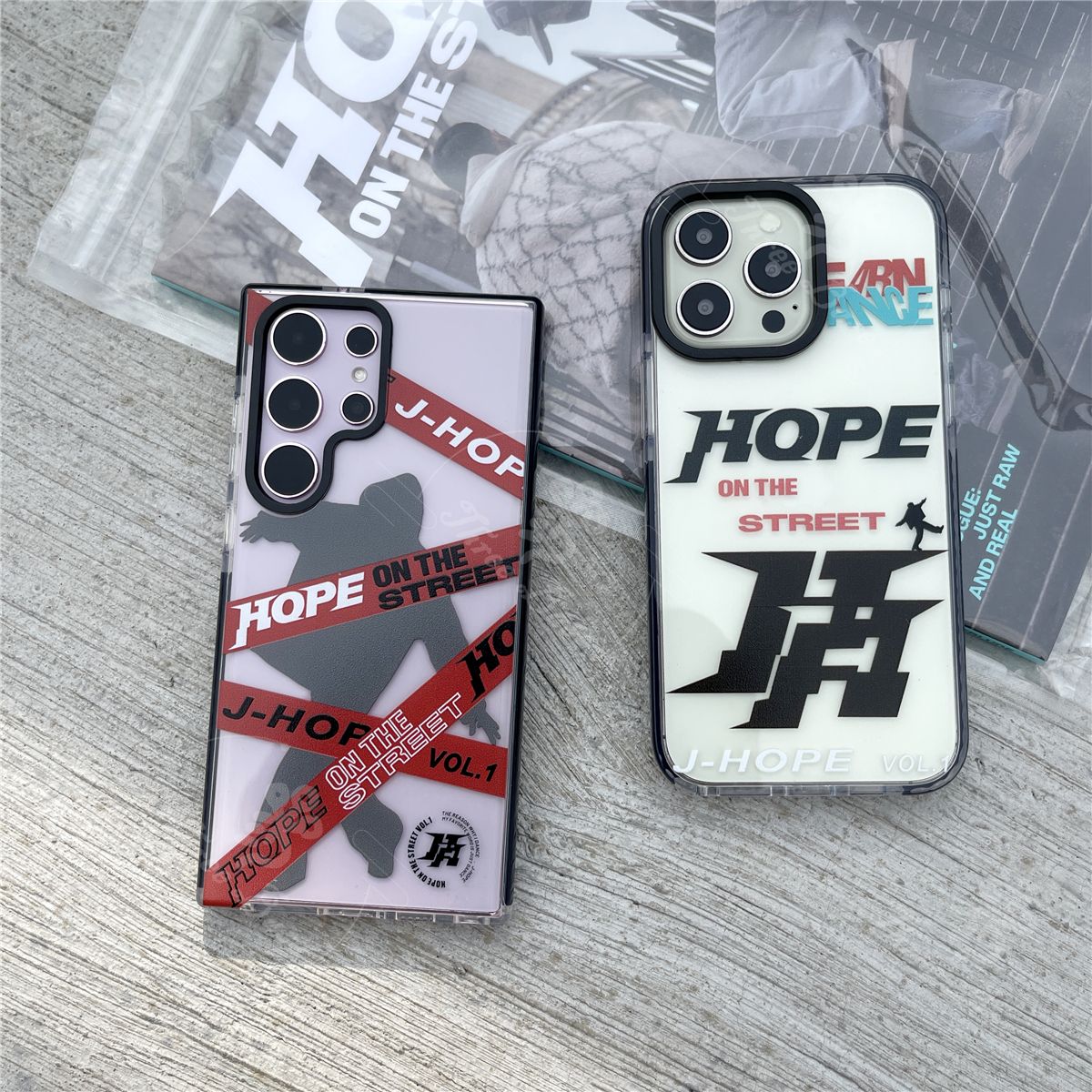 ¡FUNDAS PARA MÓVIL J HOPE ON THE STREET - IPHONE VARIOS MODELOS!