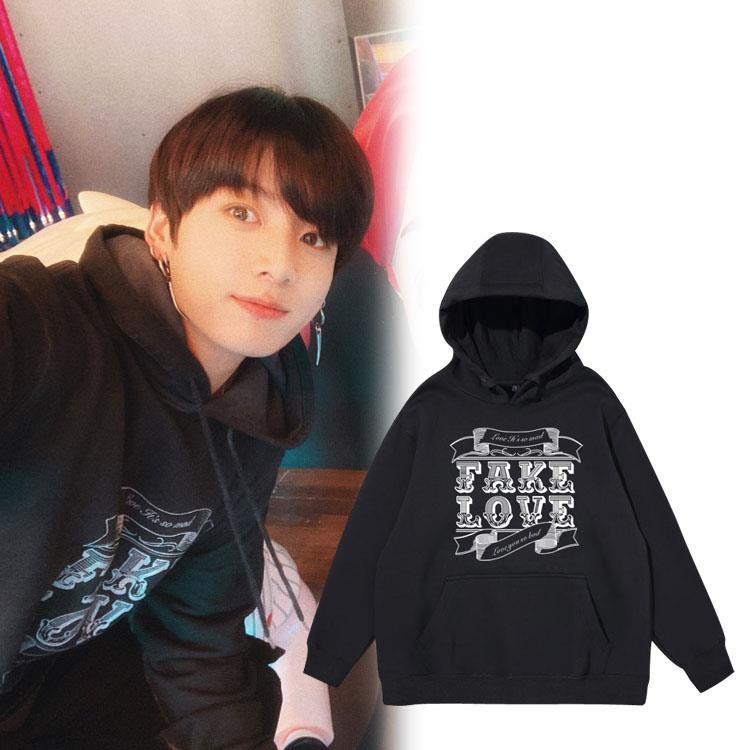 BTS JUNGKOOK SUDADERA FAKE LOVE