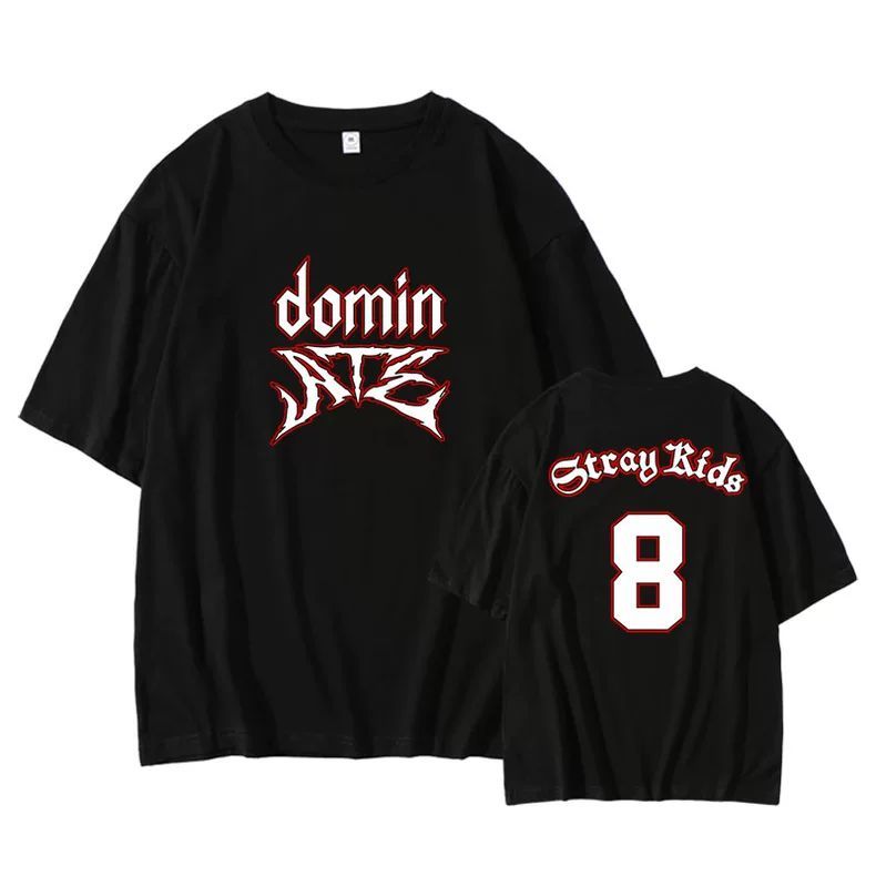 CAMISETAS STRAY KIDS DOMIN ATE TOUR 100% ALGODÓN