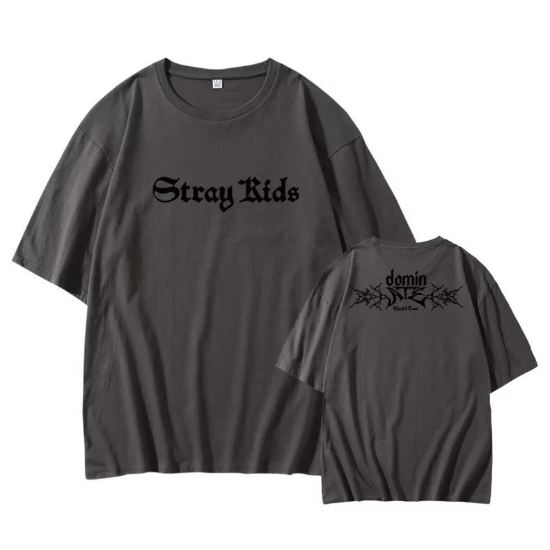 CAMISETAS STRAY KIDS DOMIN ATE TOUR 100% ALGODÓN