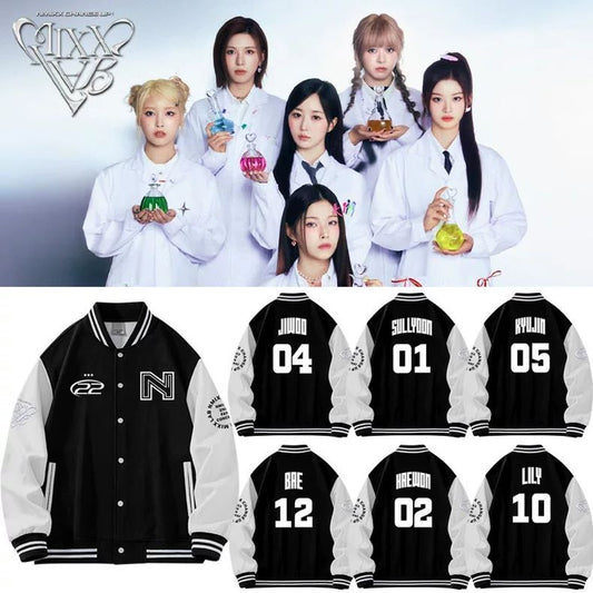 CHAQUETAS UNIVERSITARIAS NMIXX 2025