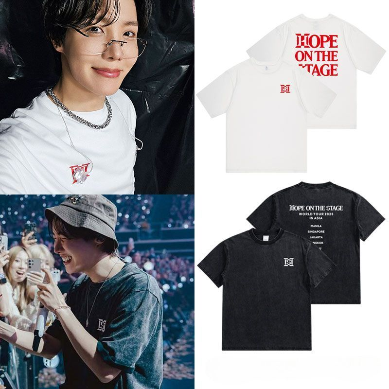 CAMISETAS 100% ALGODÓN JHOPE HOPE ON THE STAGE TOUR (varios modelos)