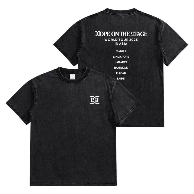 CAMISETAS 100% ALGODÓN JHOPE HOPE ON THE STAGE TOUR (varios modelos)