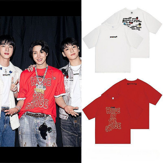 CAMISETAS JHOPE ON THE STAGE TOUR - 100% ALGODÓN FINAL