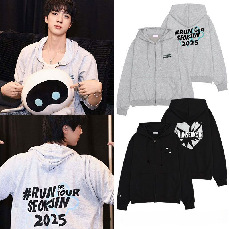 SUDADERA CON CAPUCHA DE GIRA DE JIN RUNSEOKJIN