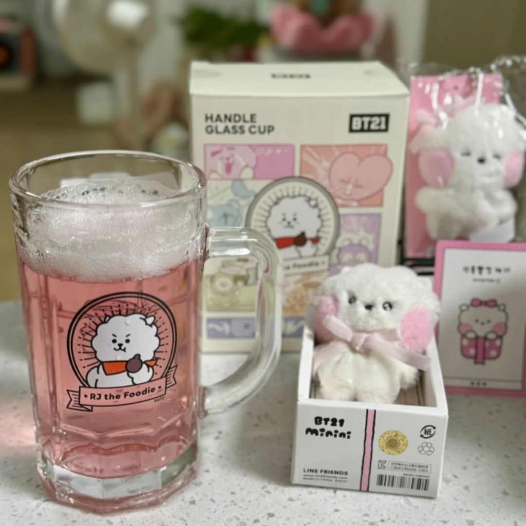 BT21 RJ VASO DE CRISTAL (BTS)