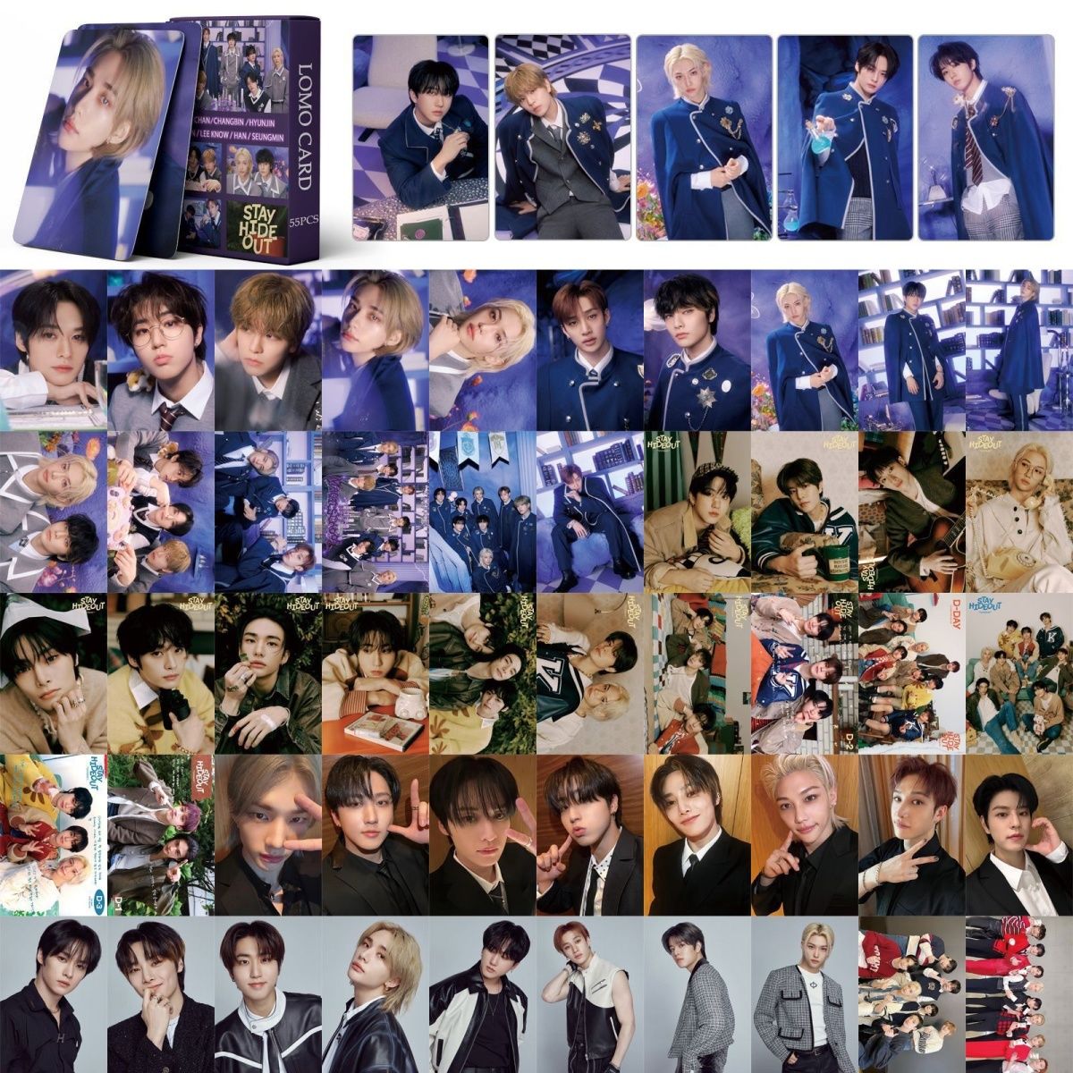 STRAY KIDS PHOTOCARDS KARMA, ATE, HOP, GIANT, 5 STAR, MANIAC, MAXIDENT + VARIOUS OPTIONS!✨ (55 PCS)