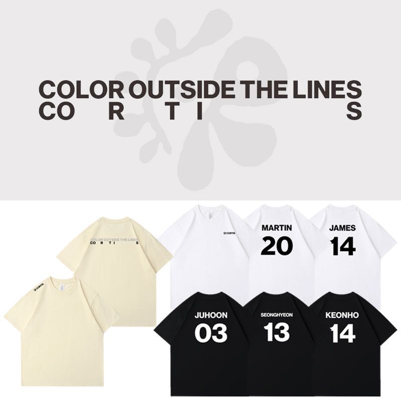CAMISETAS CORTIS 100% ALGODÓN TODOS LOS MIEMBROS