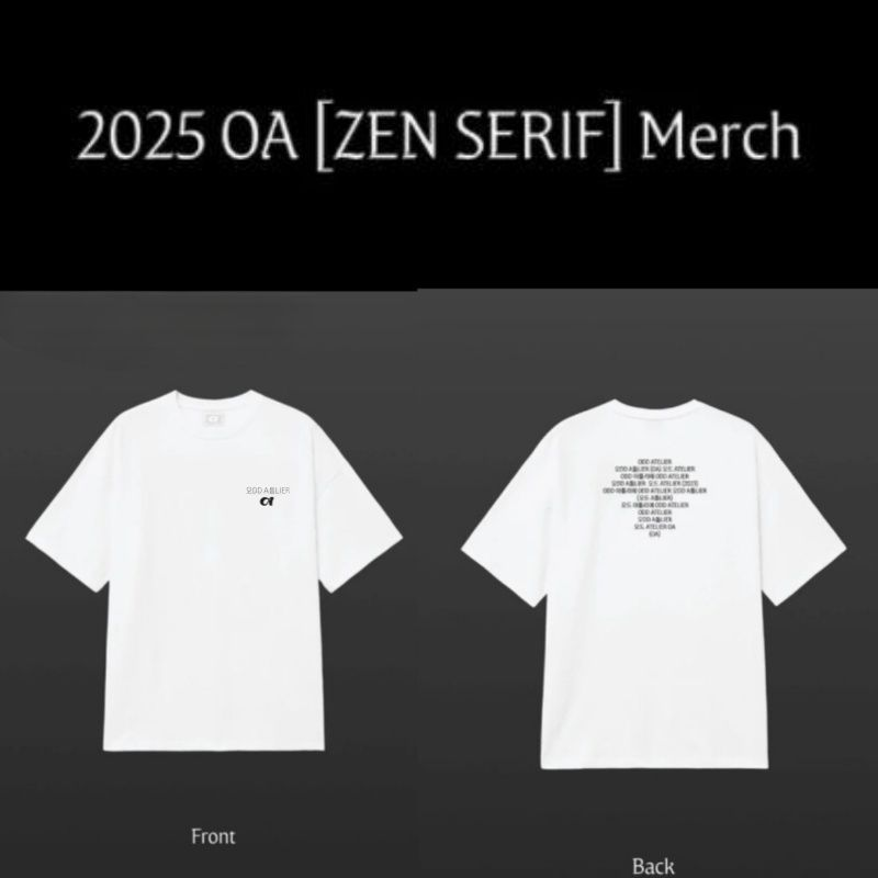 JENNIE (BLACKPINK) CAMISETA ZEN SERIF 100% ALGODÓN