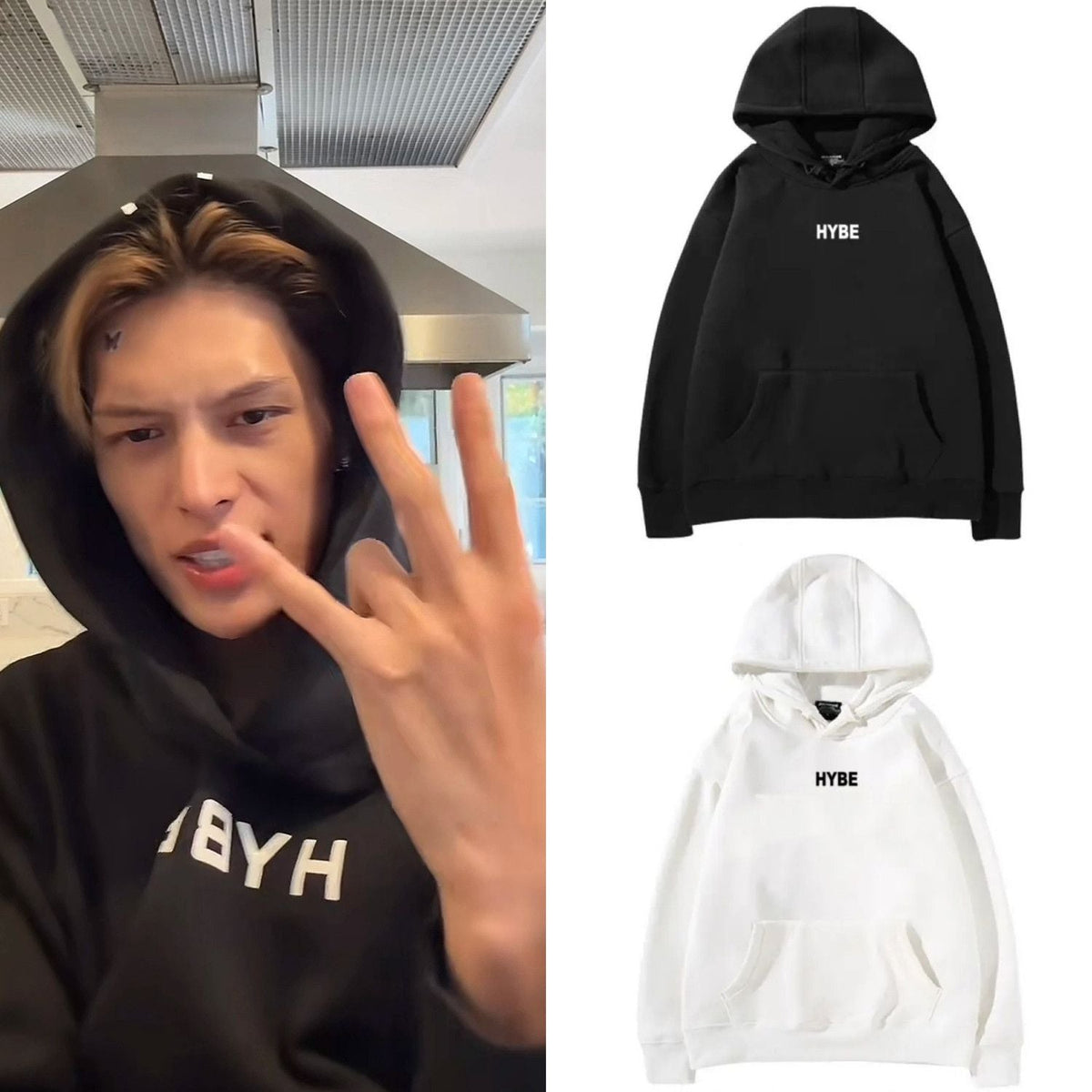 SUDADERA CON CAPUCHA CORTIS HYBE
