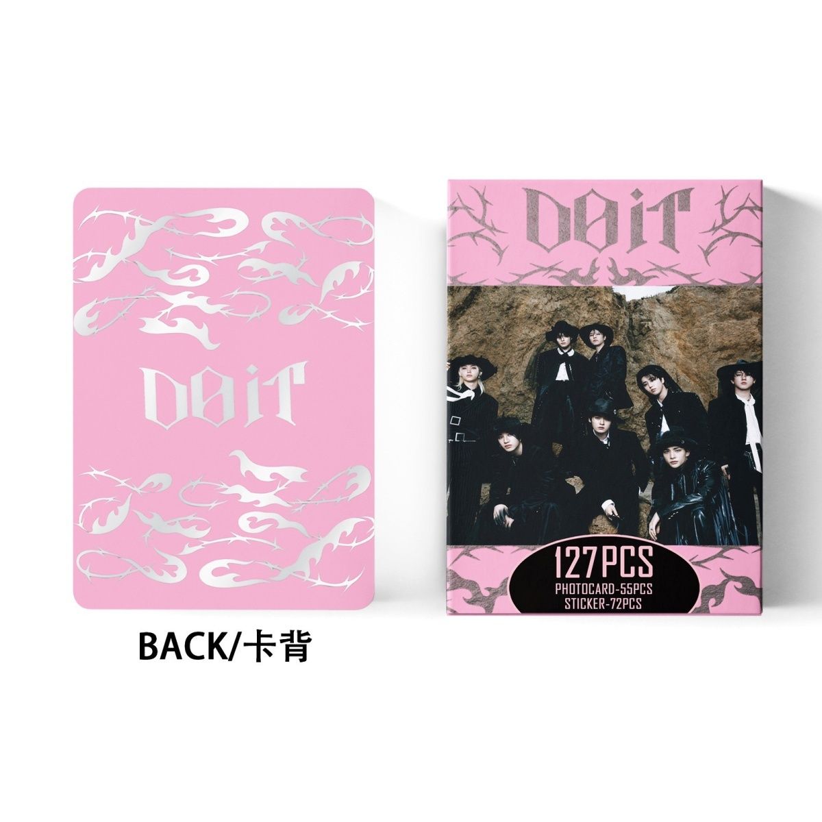 STRAY KIDS MERCH PHOTOCARDS 127 PCS DO IT (55 CARDS + 72 STICKERS)
