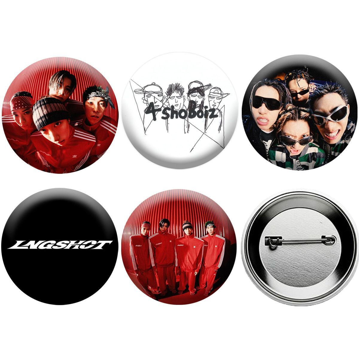 BOTONES LNGSHOT SET 5 PIEZAS