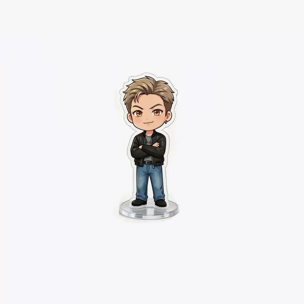 TÓTEM DECORATIVO MINI DE ACRÍLICO DE BTS