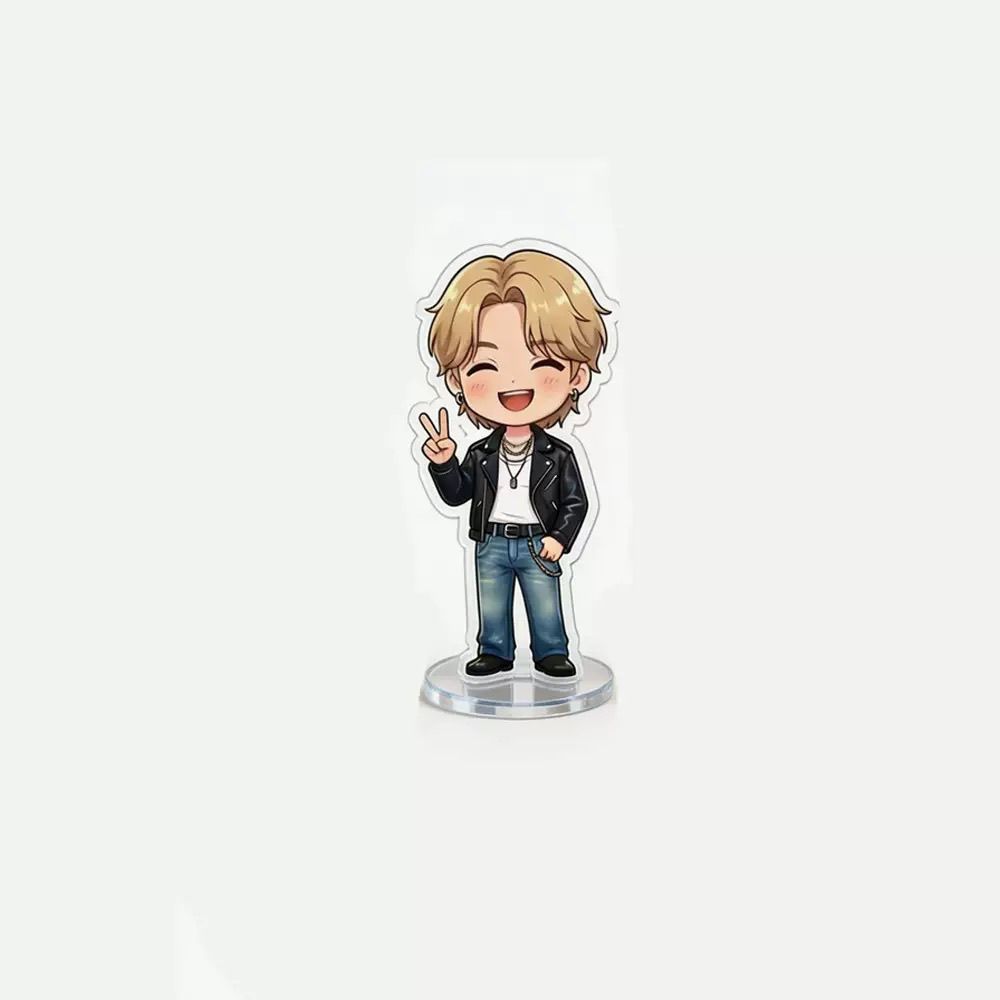 TÓTEM DECORATIVO MINI DE ACRÍLICO DE BTS
