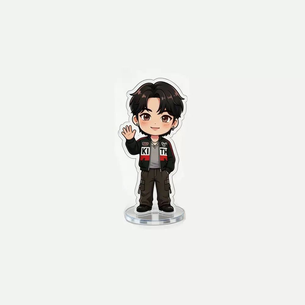 TÓTEM DECORATIVO MINI DE ACRÍLICO DE BTS