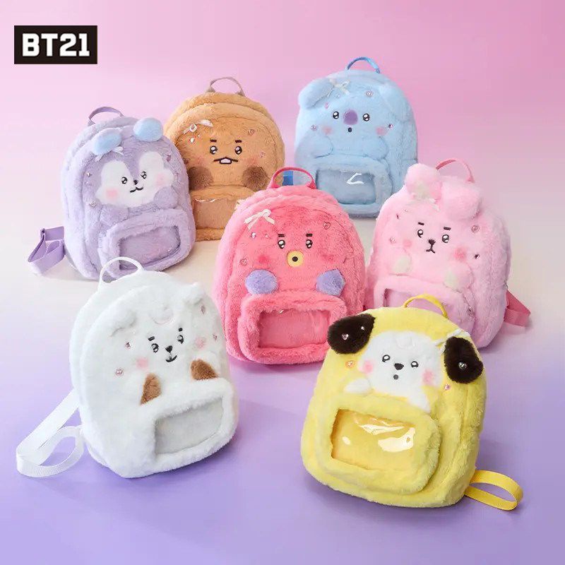 MINI MOCHILAS BT21 BTS (Todos los personajes)