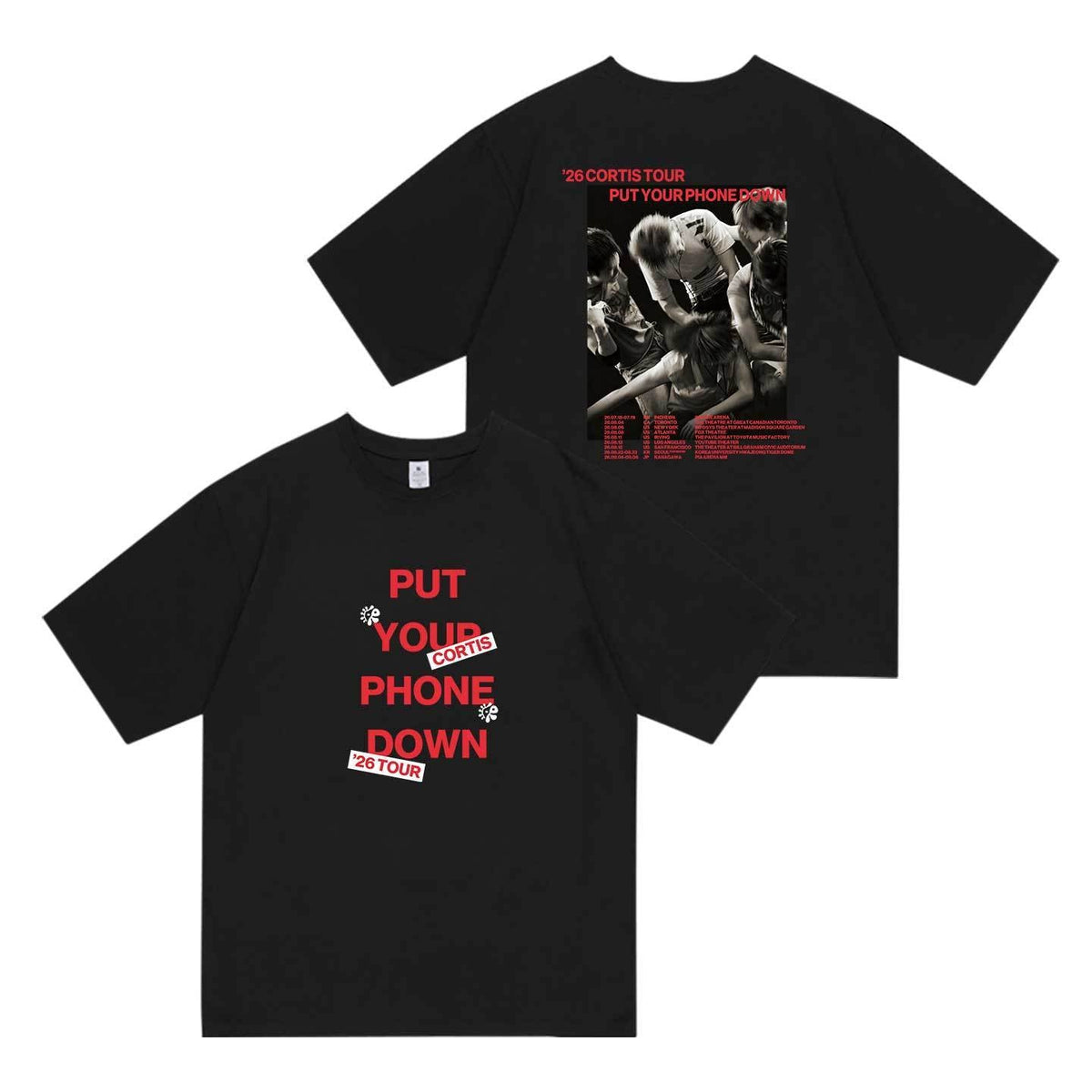 CORTIS T SHIRT TOUR 2026 100% COTTON