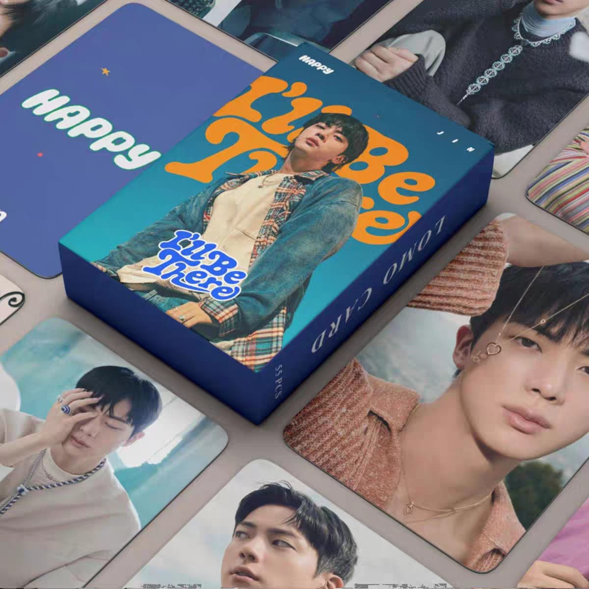 FOTOTARJETAS BTS JIN 55 Uds.