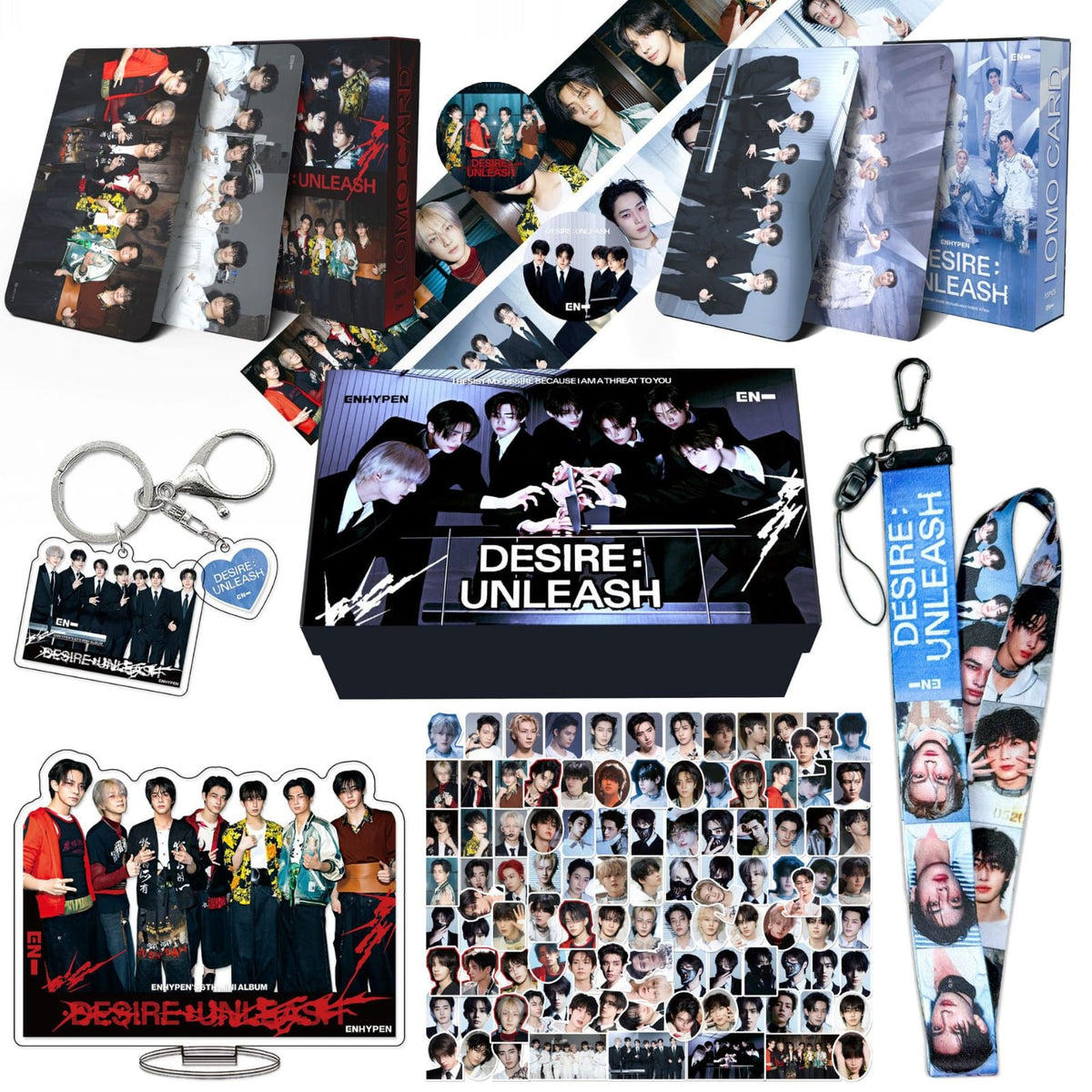 ENHYPEN DESIRE: UNLEASH GIFT BOX WITH VARIOUS ITEMS!✨