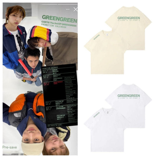 CORTIS CAMISETA VERDEVERDE 100% ALGODÓN