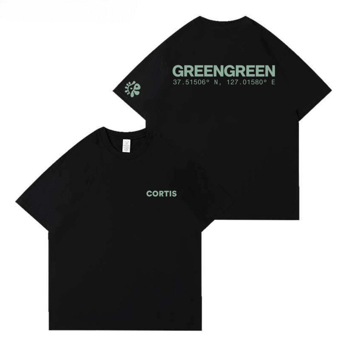 CORTIS CAMISETA VERDEVERDE 100% ALGODÓN