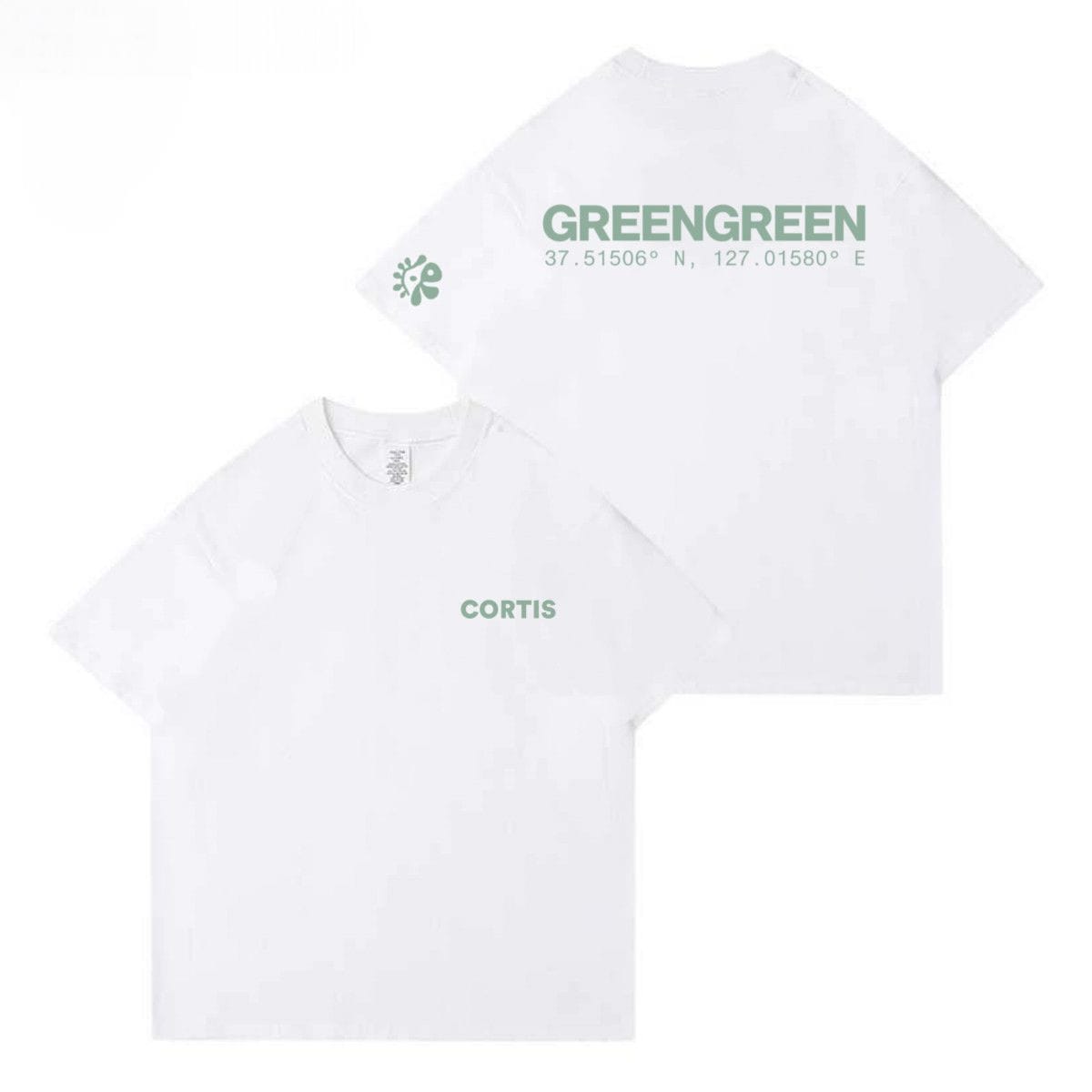 CORTIS CAMISETA VERDEVERDE 100% ALGODÓN