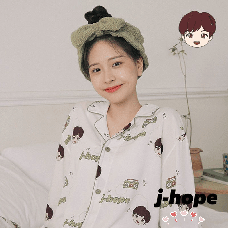 BTS MERCH Pijama TINY TAN MIC DROP (todos los miembros)