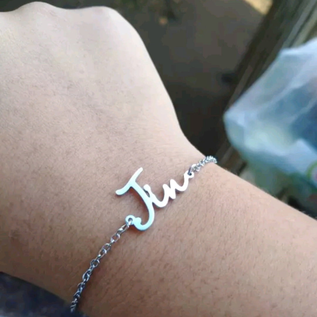 PULSERA BTS ACERO INOXIDABLE
