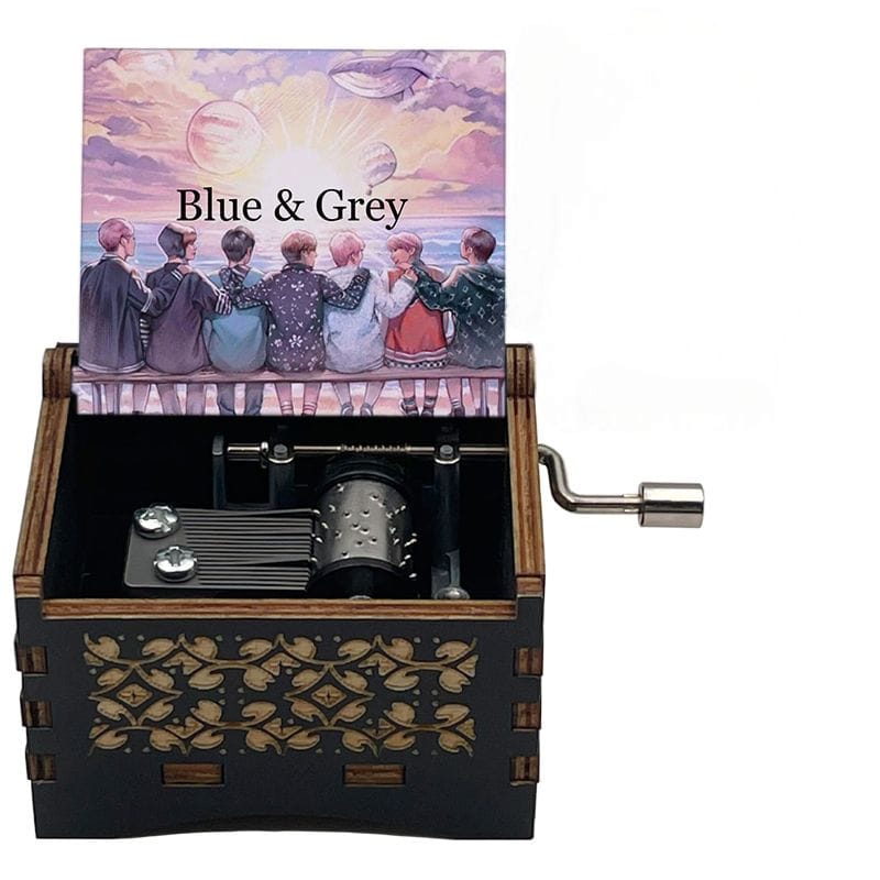 CAJA MUSICAL BTS BLUE&GREY